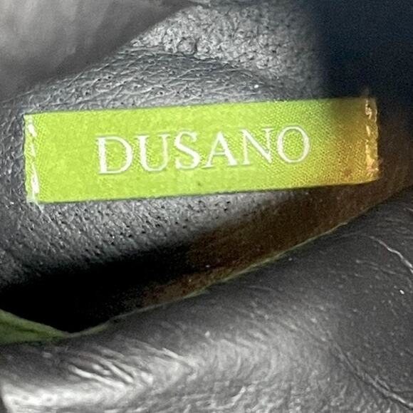 Dusano Women’s Size 38 Knee-High Suede Boots – Olive Green – Made in Romania - Picture 6 of 7